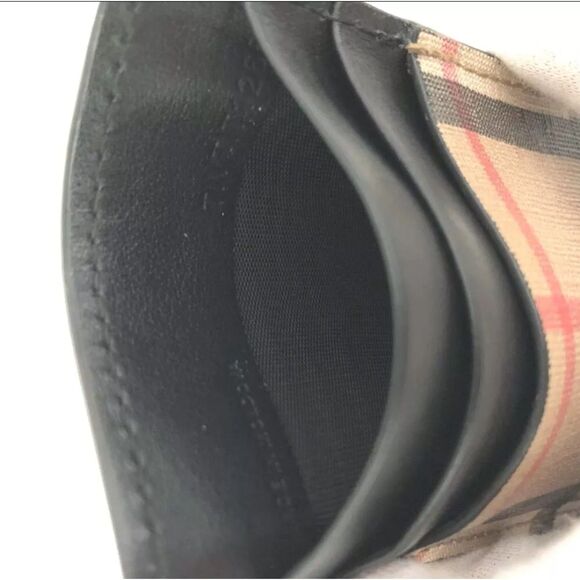 BURBERRY Nova Check PVC Card Case Beige - Picture 8 of 8